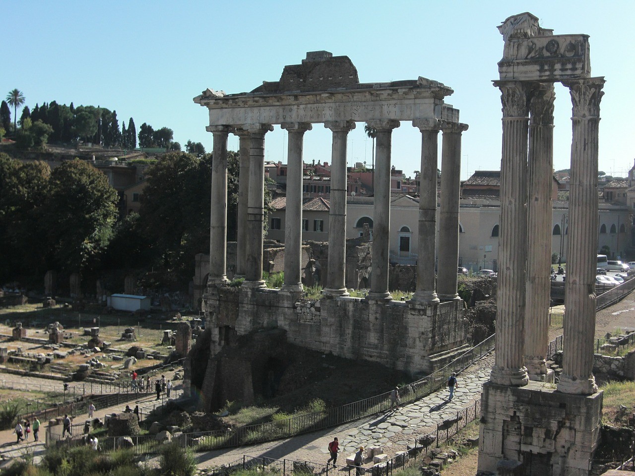 Taking a walk through history in the Roman Forum